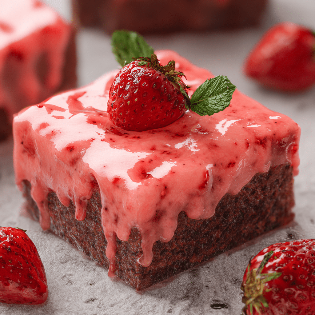 Strawberry Brownie
