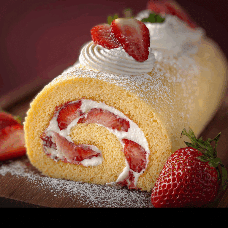 Strawberry Cake Roll