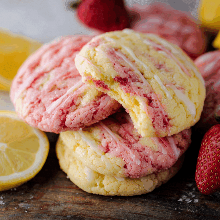 Strawberry Lemonade Cookies