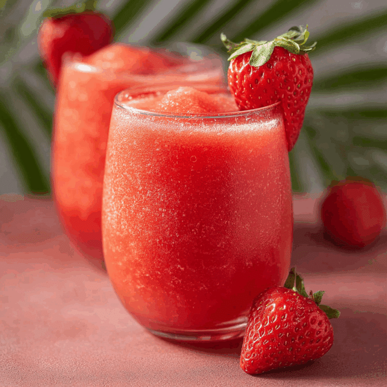 Watermelon Strawberry Wine Slushies