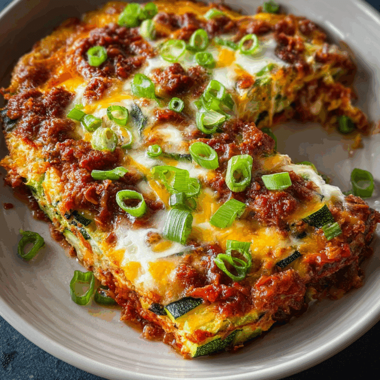 Zucchini Pizza Casserole