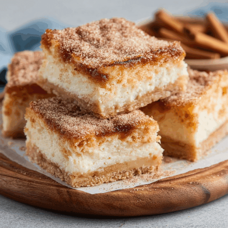 Churro Cheesecake Bars