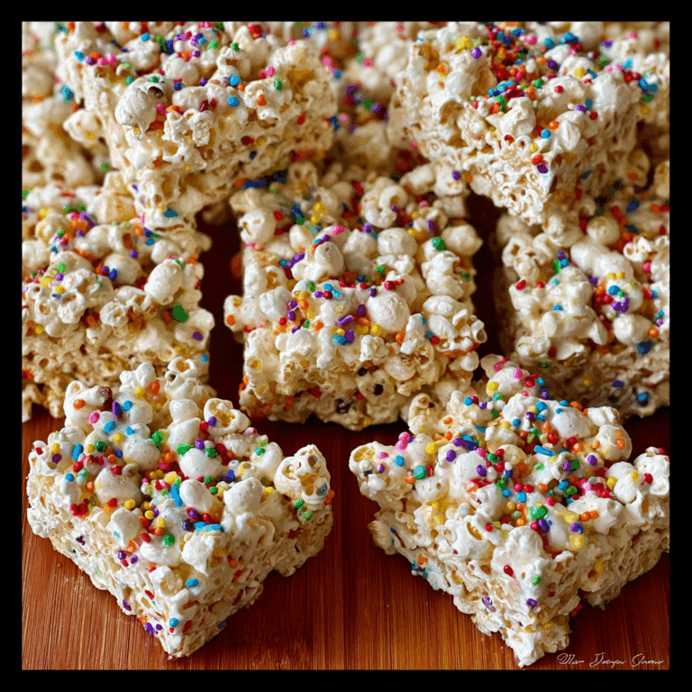 Funfetti Marshmallow Popcorn Treats