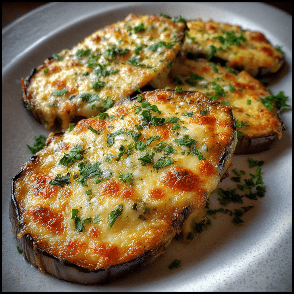 Pan-Fried Eggplant with Cheese