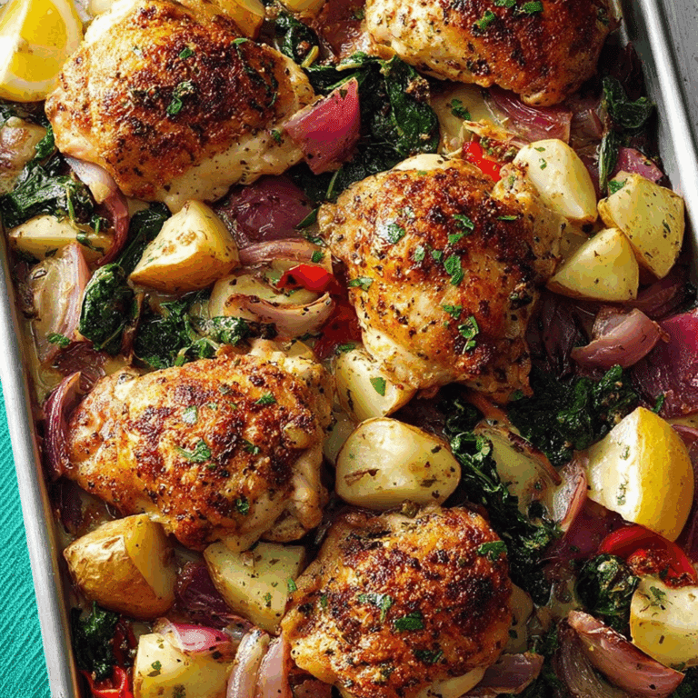 Sheet Pan Chicken & Veggies