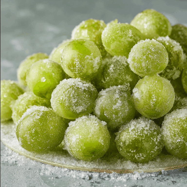 Sour Frozen Candy Grapes