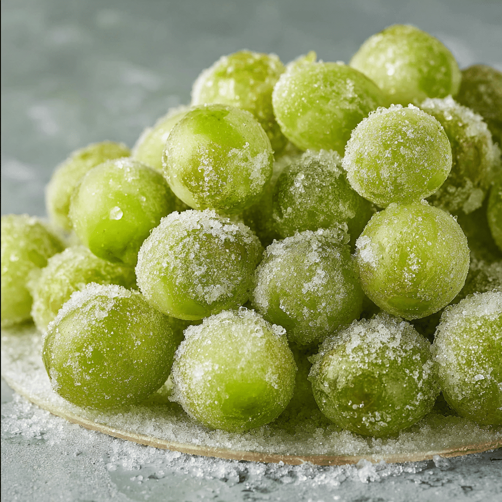 Sour Frozen Candy Grapes