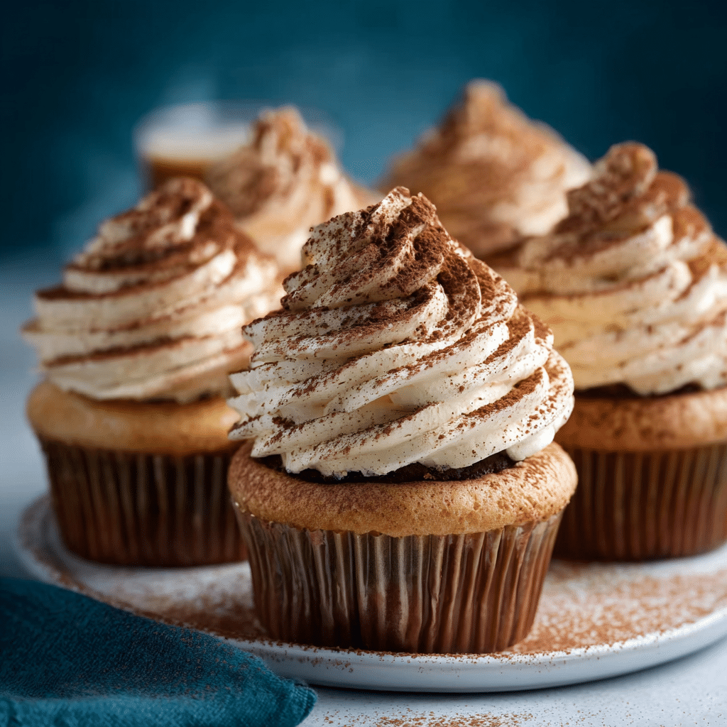 Tiramisu Cupcakes with Mascarpone Buttercream