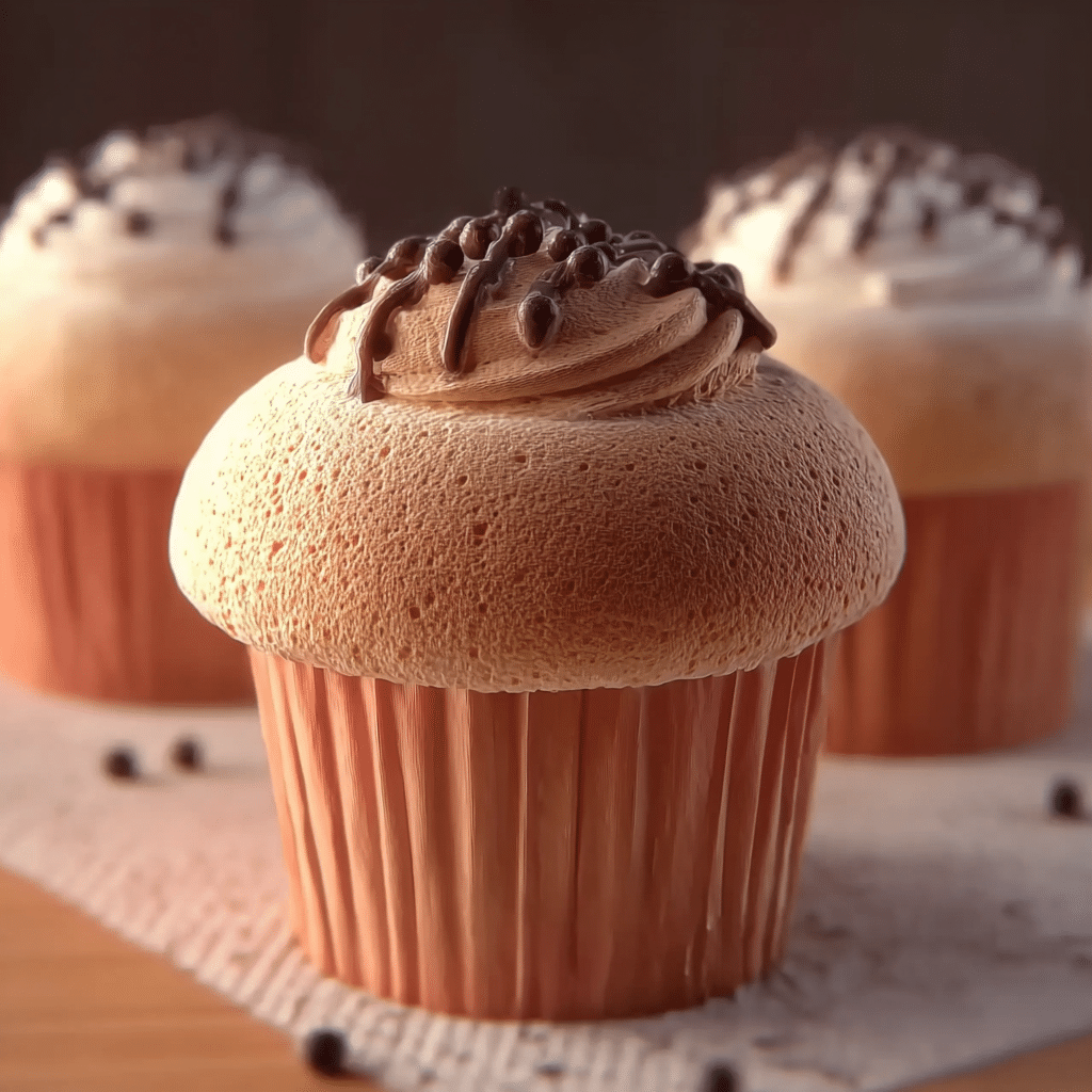 Vanilla Chiffon Cupcakes