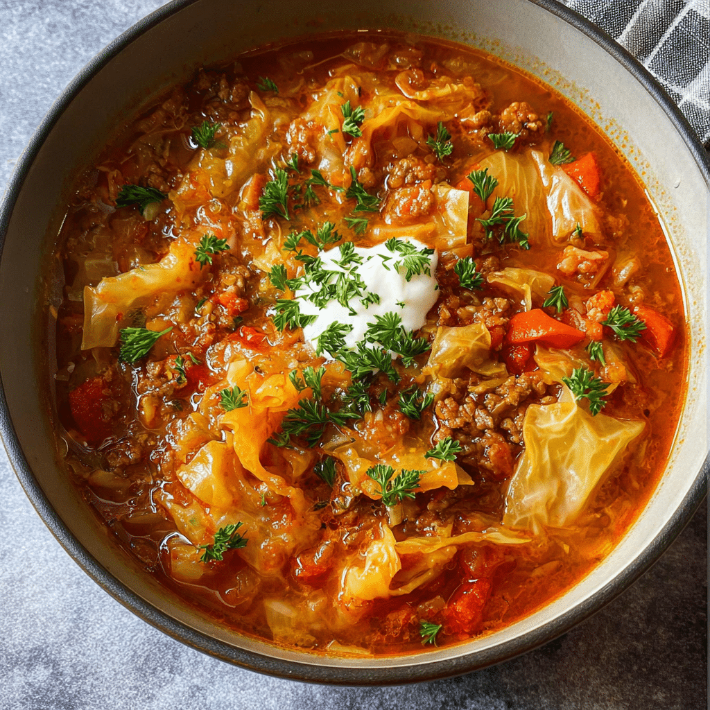 Cabbage Roll Soup