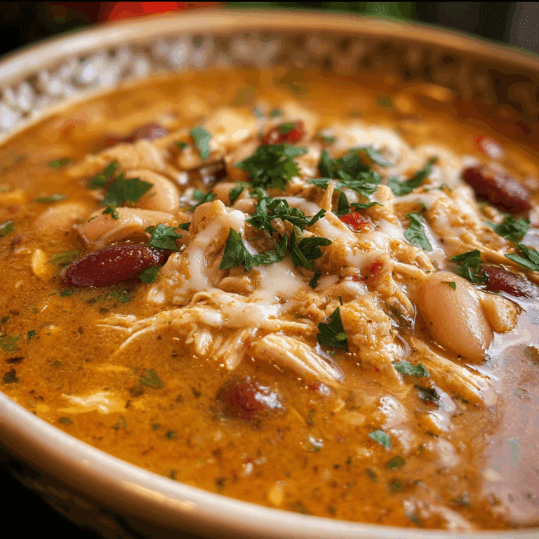 Cajun White Chicken Chili