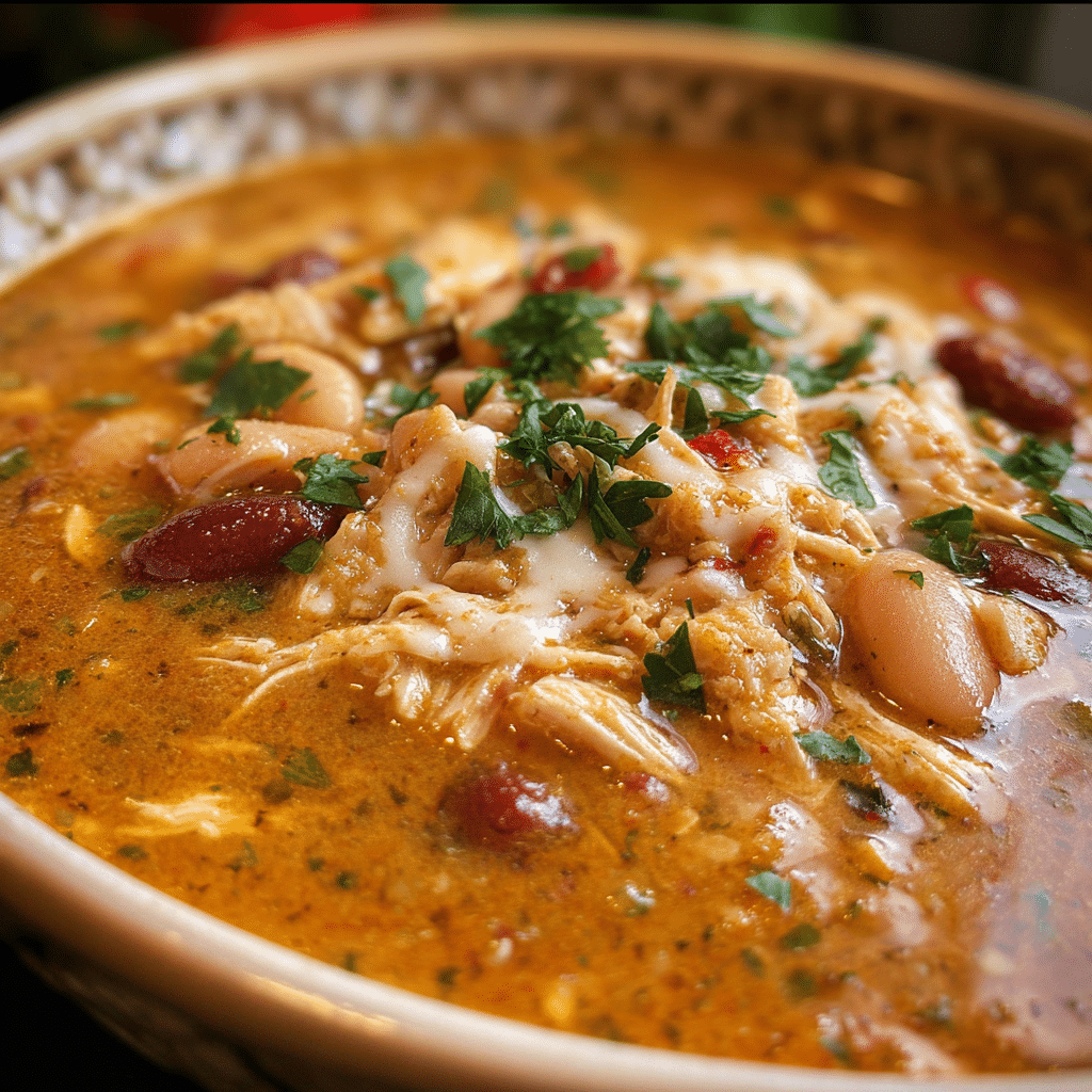 Cajun White Chicken Chili