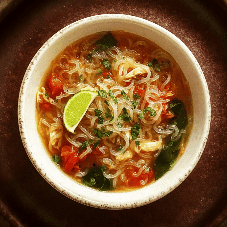 Chicken & Shirataki Noodle Soup