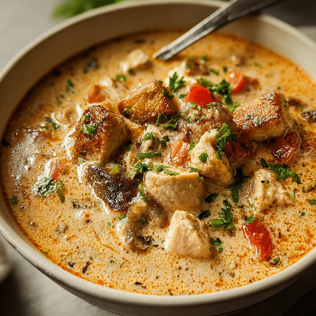 Creamy Cajun Chicken Soup