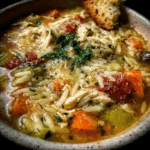 Crockpot Marry Me Chicken Orzo Soup