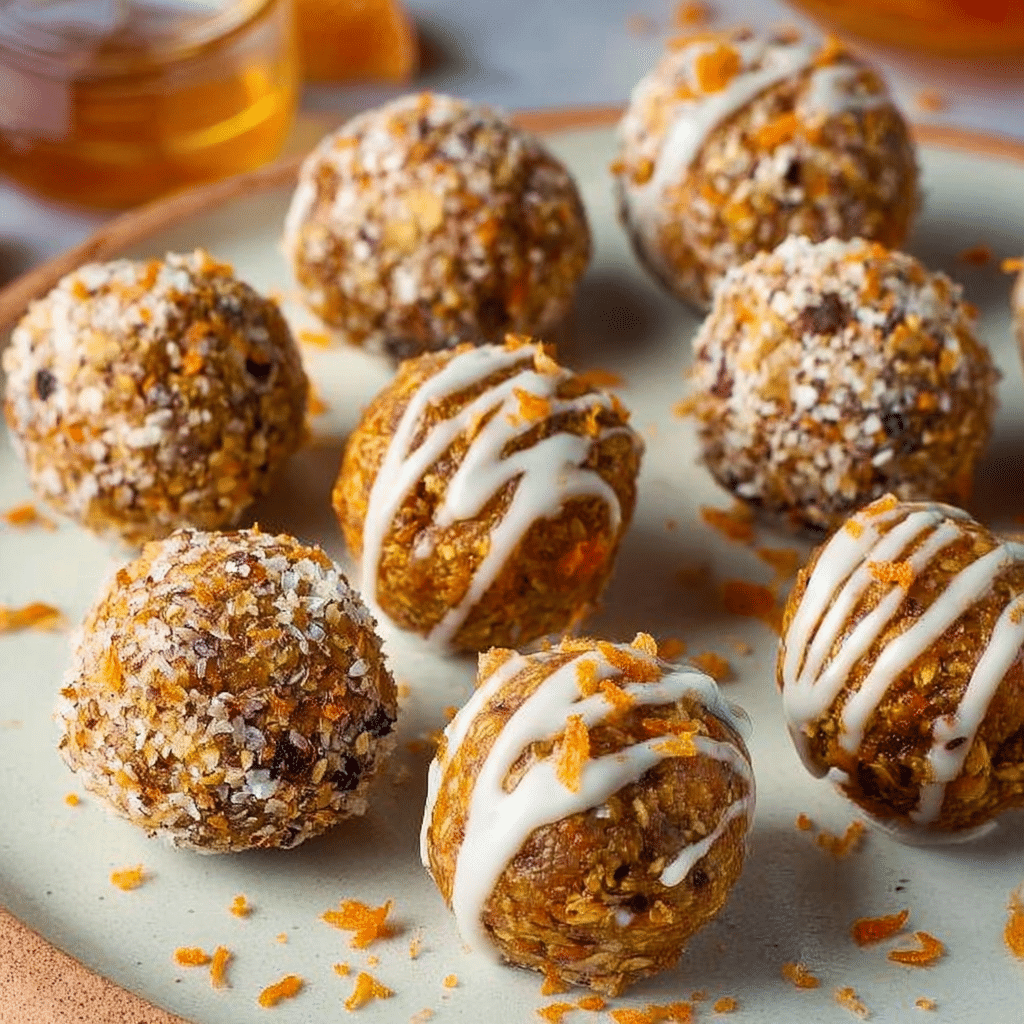 Flourless Carrot Cake Balls