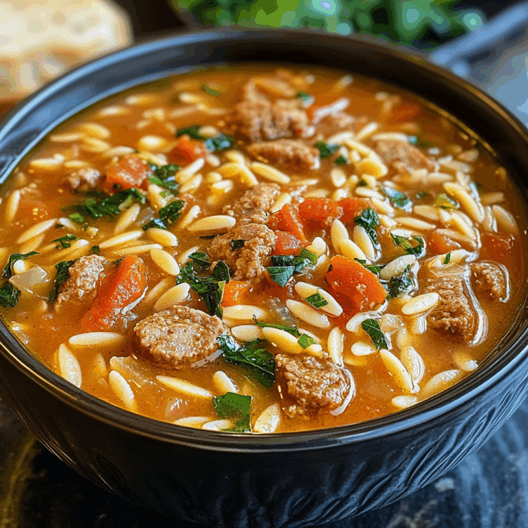 Marry Me Sausage Orzo Soup
