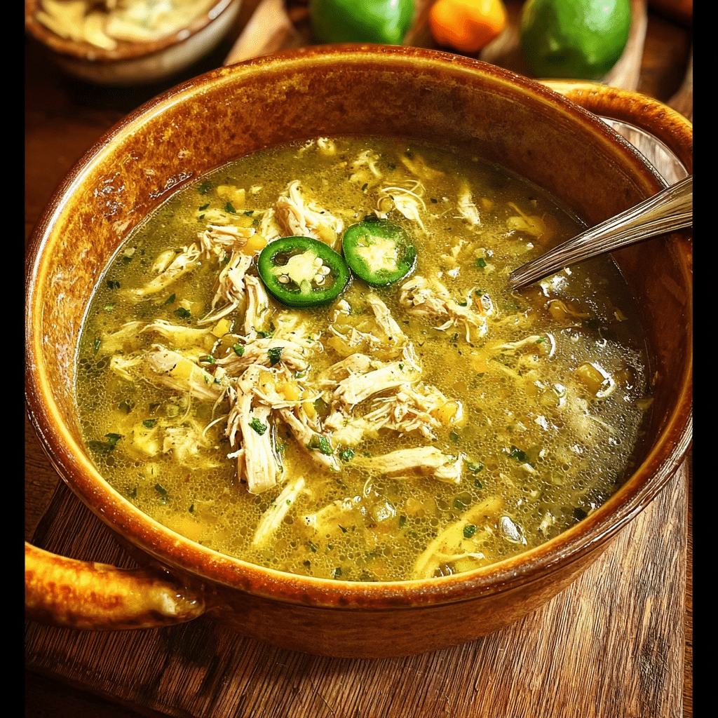 Santa Fe Green Chile Chicken Soup