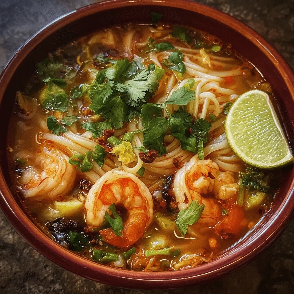 Spicy Shrimp Pho