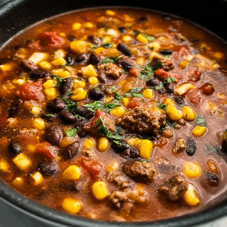 Stovetop Taco Soup