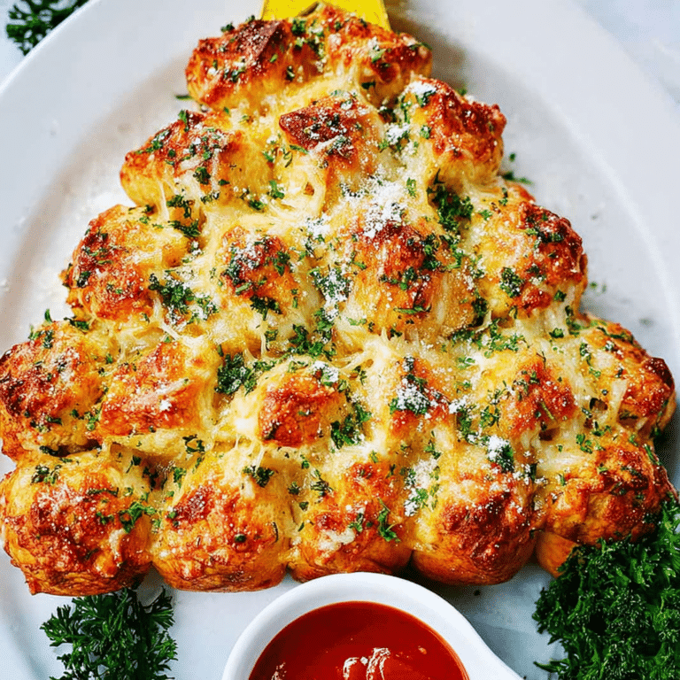 Cheesy Pull Apart Christmas Bread