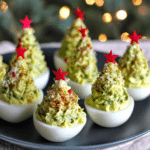Christmas Tree Deviled Eggs!