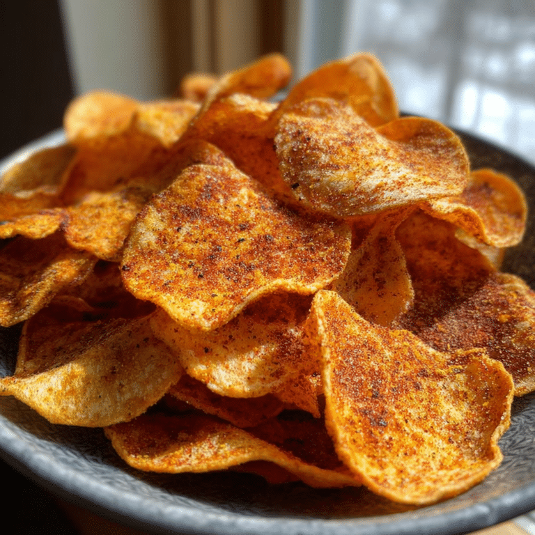 Crispy Homemade Lentil Chips