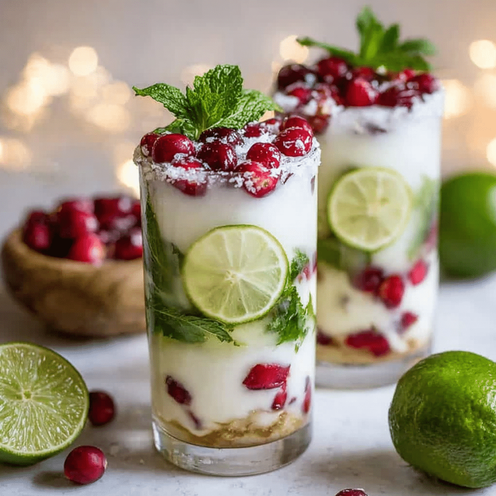 White Christmas Mojitos: Perfect Festive Cocktails